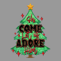 Oh Come Let Us Adore Him Christmas Tree Vintage Hoodie | Teevron