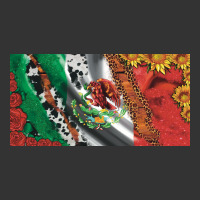 mexico flag cowhide leopard sunflower and roses licanse  plate | Teevron