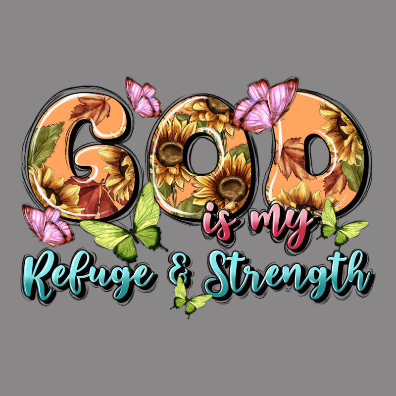 God Is My Refuge And Strength Vintage Tee by MaliasSmallBusiness | Teevron