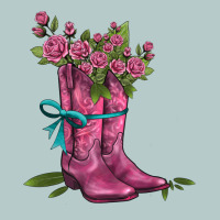 Valentines Day Western Boots And Roses Heavy Core Tee | Teevron