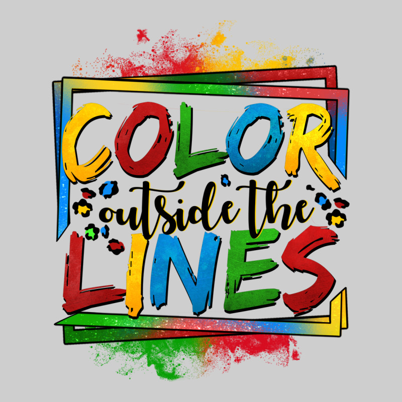 Color Outside The Lines Autism Premium Sweatshirt by OliviaCreatesArt | Teevron