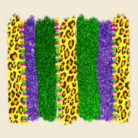 Mardi Gras Leopard Brushstrokes Ladies Tee | Teevron