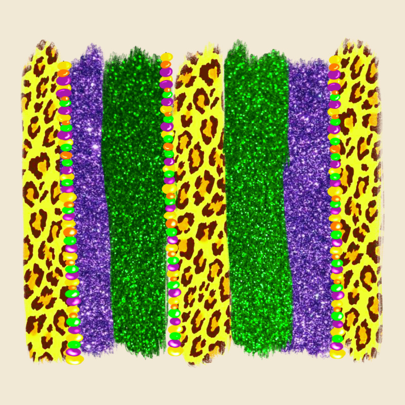 Mardi Gras Leopard Brushstrokes Ladies Tee by AdoDesignShop | Teevron