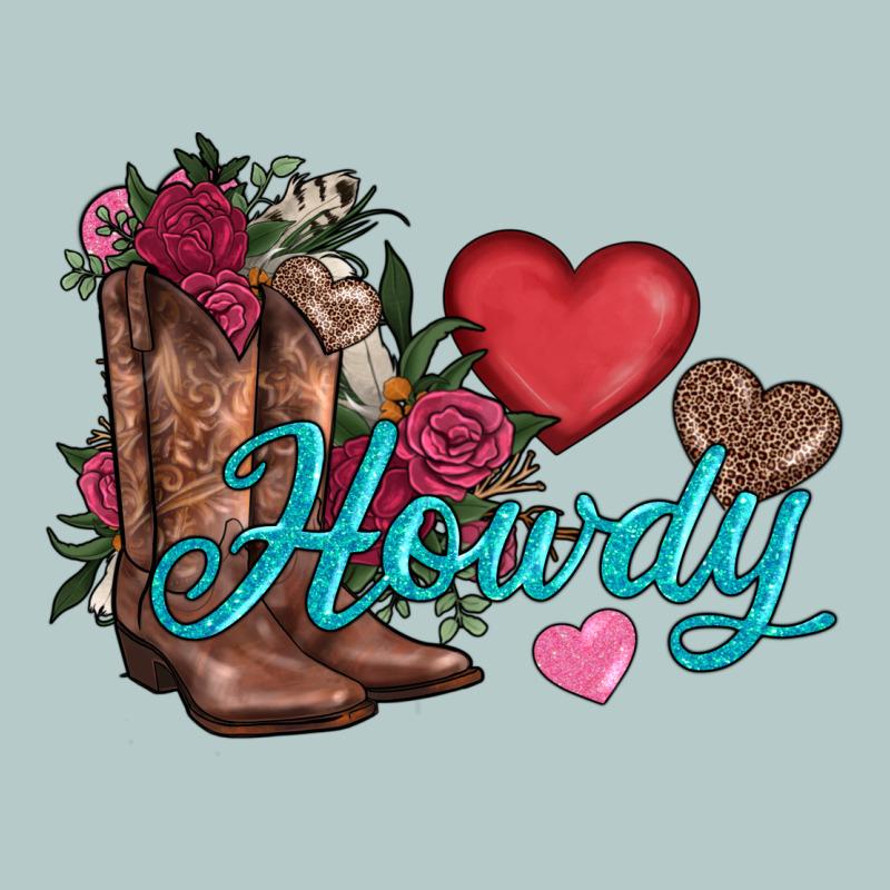 Valentines Day Howdy And Boots Heavy Core Tee by AdoDesignShop | Teevron