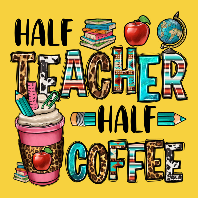 Half Teacher Half Coffee Premium Sweatshirt by OliviaCreatesArt | Teevron