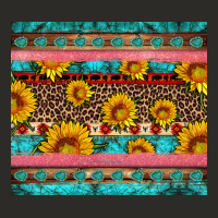 Western Sunflowers Turquoise Heavy Core Tee | Teevron