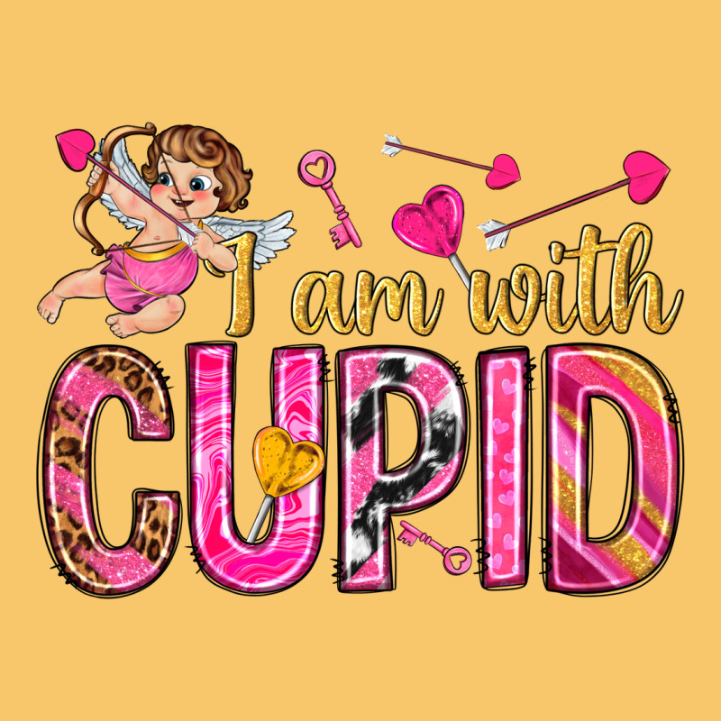 I Am With Cupid Vintage Hoodie by NancyCooperArtShop | Teevron