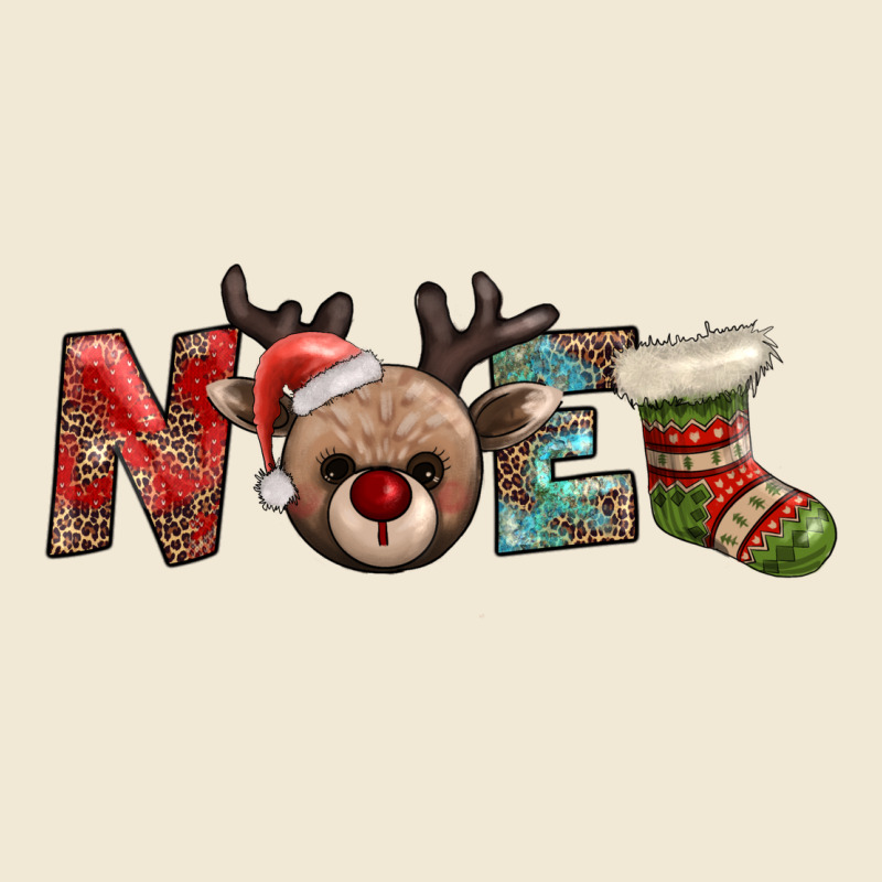 Noel With Sock And Reindeer Ladies Tee by AdoDesignShop | Teevron