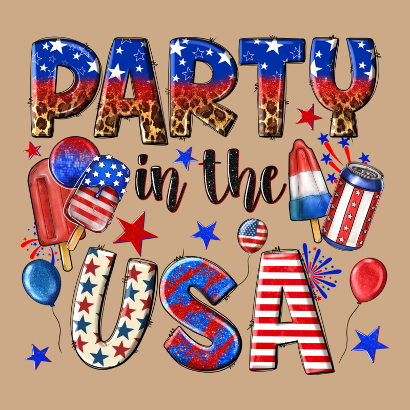 Party In The Usa Vintage Hoodie by NancyCooperArtShop | Teevron