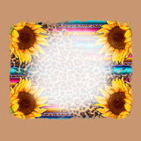 Serape Bleached Sunflowers Leopard Background Heavyweight Hoodie | Teevron