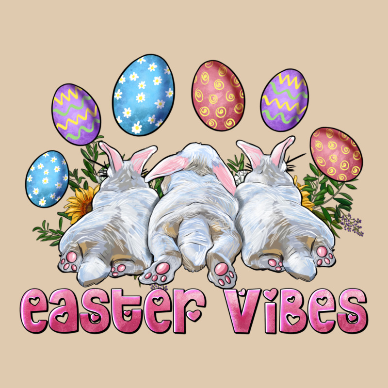 Easter Vibes With Bunny And Eggs Heavyweight Sweatshirt by RanaPortraitStore | Teevron