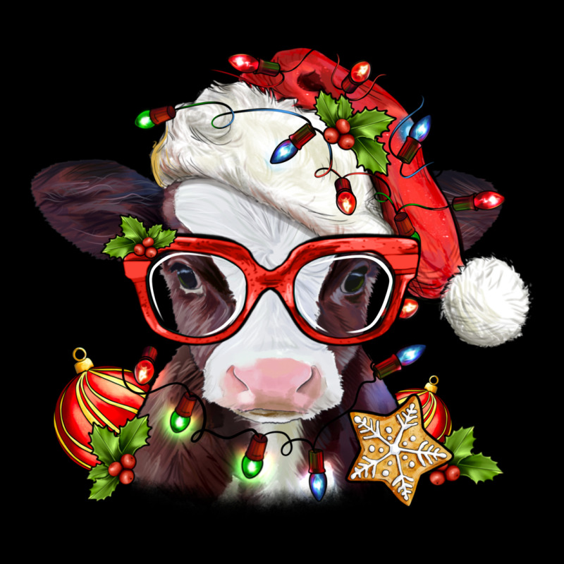 Christmas Baby Cow Ladies Tee by Jasminsmagicworld | Teevron