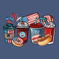 4th Of July Coffee Cups Vintage Hoodie | Teevron