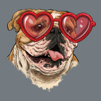English Bulldog With Love Glass Heavyweight Sweatshirt | Teevron