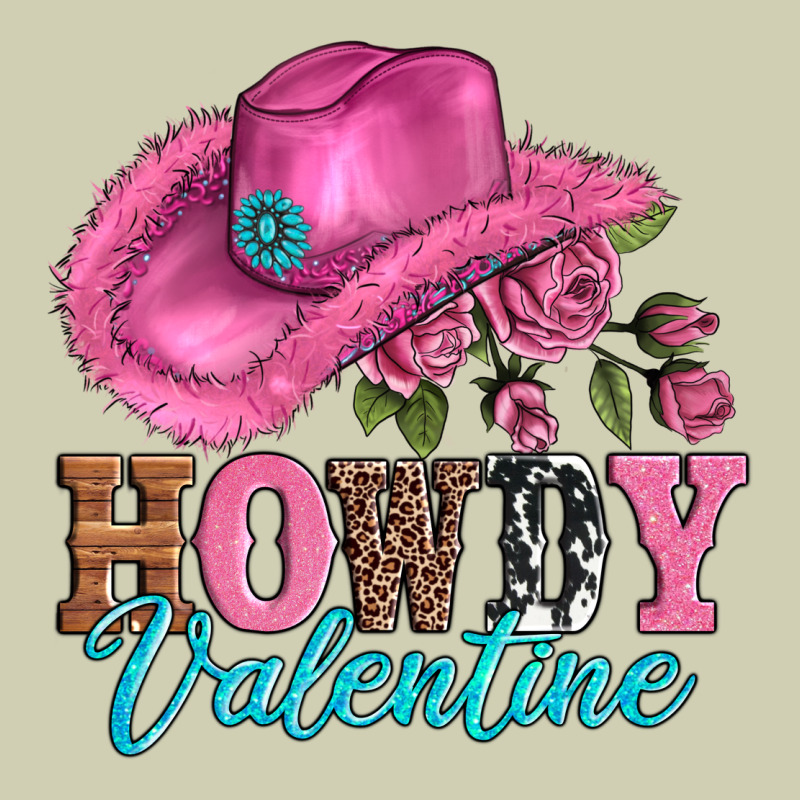 Valentines Day Cowgirl Hat And Howdy Heavy Core Tee by AdoDesignShop | Teevron
