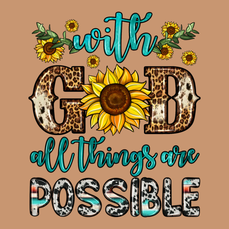 With God All Things Are Possible Heavyweight Hoodie by OliviaCreatesArt | Teevron