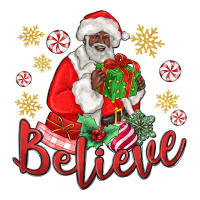 believe black santa christmas | Teevron