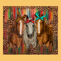Western Horses With Bandanas Vintage Hoodie | Teevron