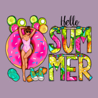 Hello Summer Donut Girl Heavyweight Hoodie | Teevron