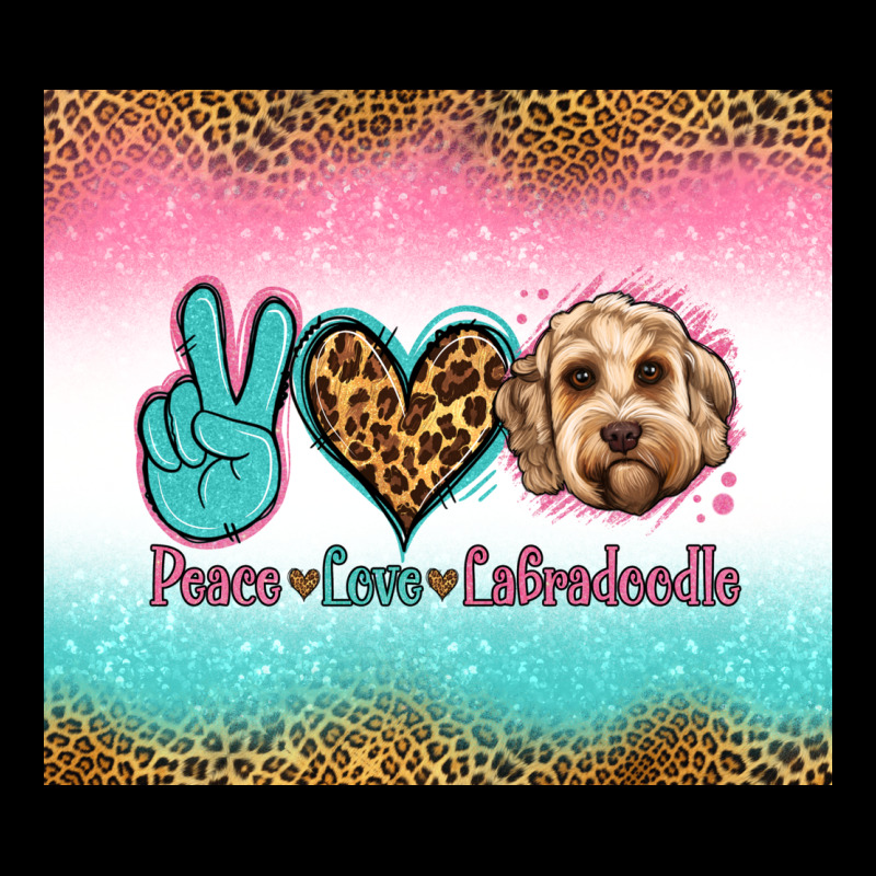 Peace Love Labradoodle Premium Tee by Jasminsmagicworld | Teevron