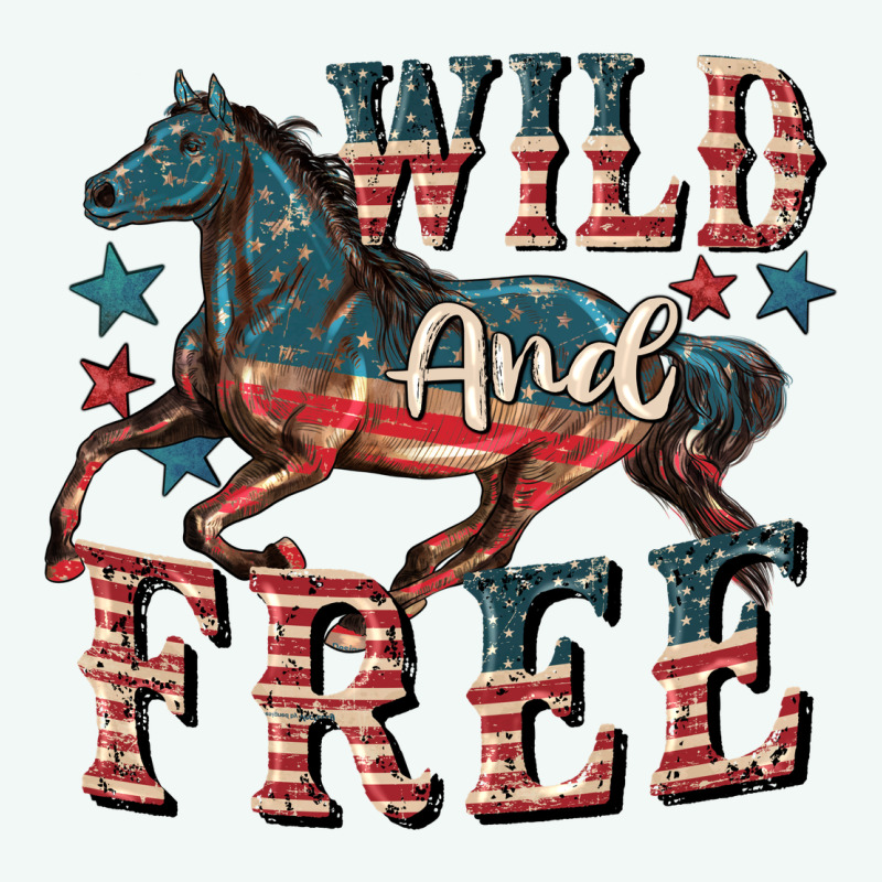 Wild And Free 4th Of July Premium Hoodie by CowGirlArtShop | Teevron