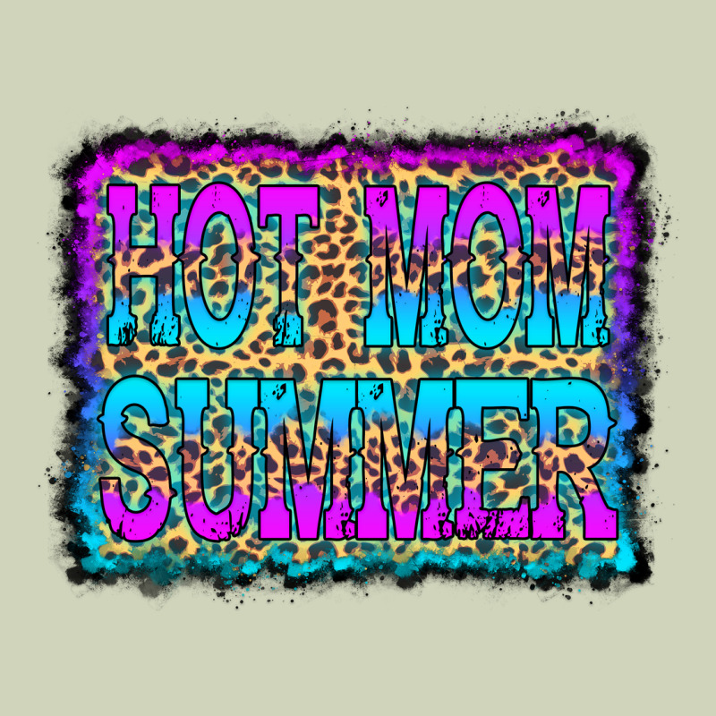 Hot Mom Summer Leopard Heavyweight Hoodie by CowCowDesign | Teevron