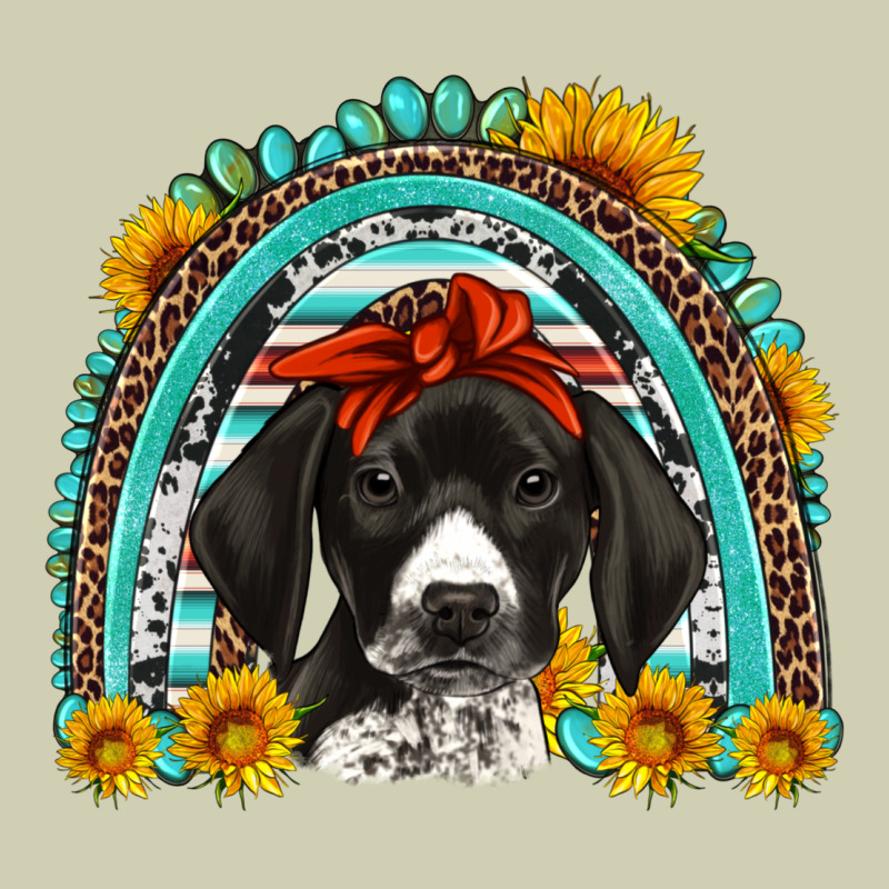 German Shorthaired Pointer Western Rainbow Heavy Core Tee by Artiststas | Teevron