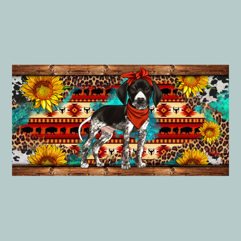 German Shorthaired Pointer License Plate Heavy Core Tee by Artiststas | Teevron