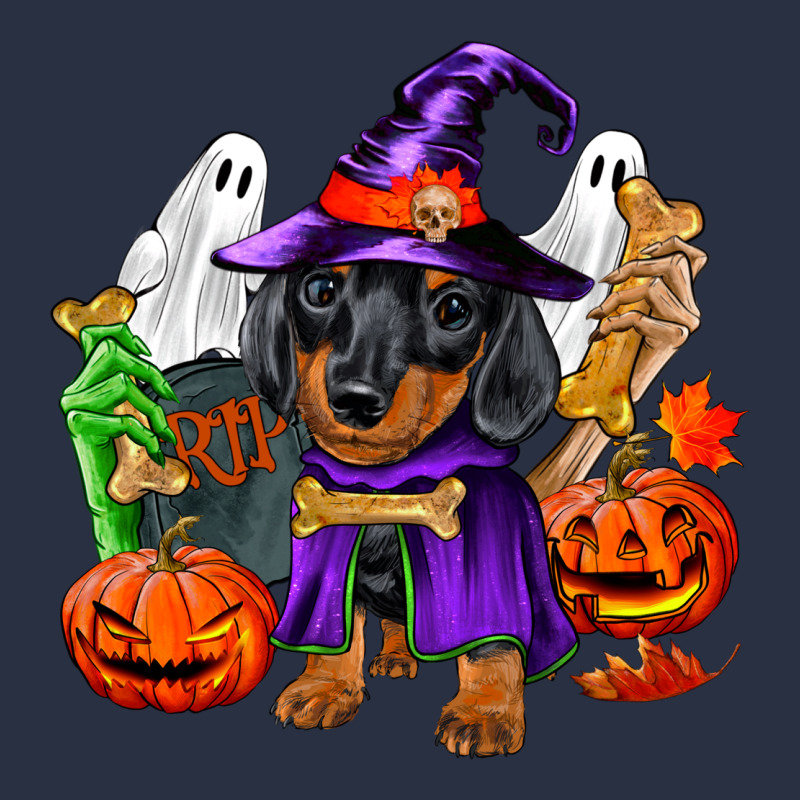Halloween Dachshund Puppy Dog Heavyweight Sweatshirt by RanaPortraitStore | Teevron