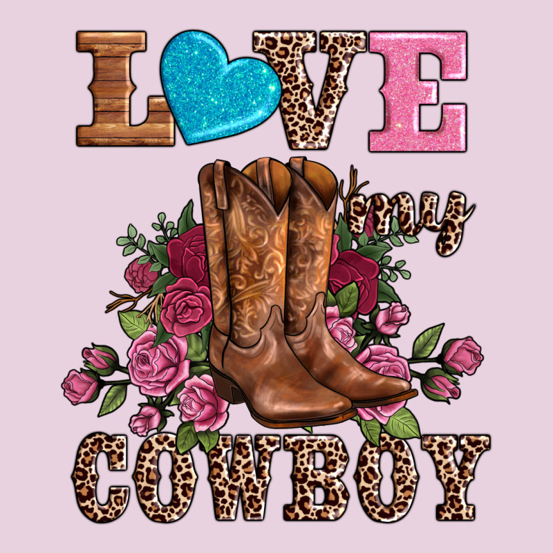 Valentines Day Love My Cowboy Ladies Tee by AdoDesignShop | Teevron