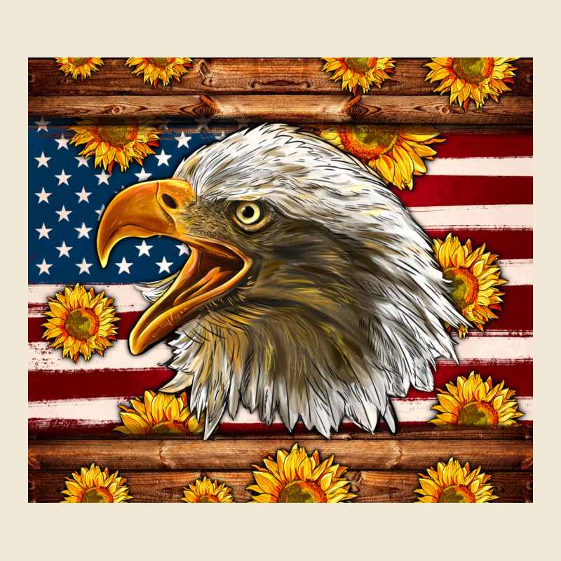 American Flag Eagle Premium Tee by LillyAllenDesigns | Teevron
