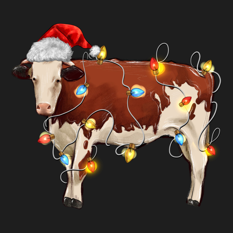 Christmas Cow Classic Tee by MaliasSmallBusiness | Teevron