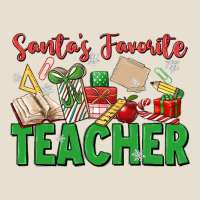 Santa's Favorite Teacher Urban Heavy Tee | Teevron
