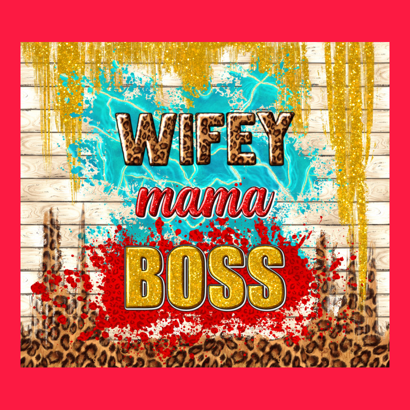 Wifey Mama Boss Zipper Hoodie by TumblerDesignByShophia | Teevron