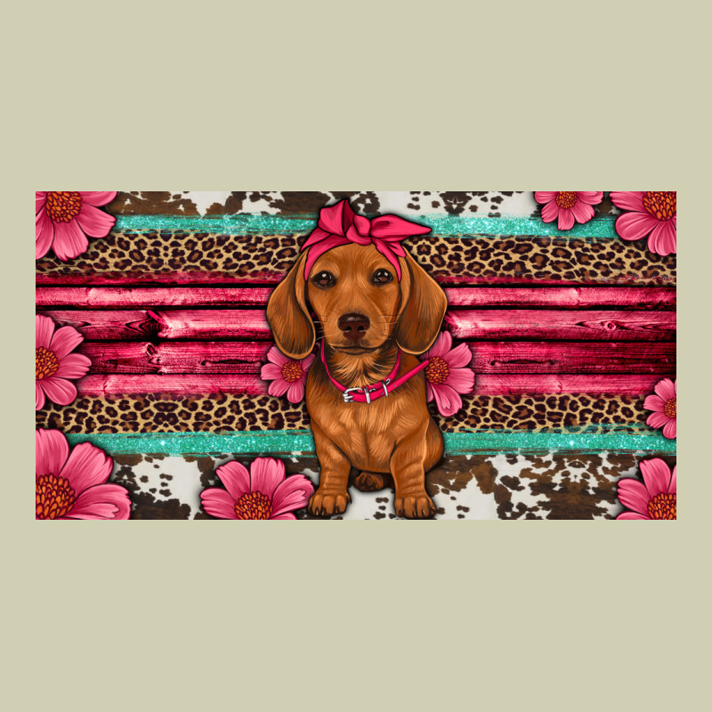 Dachshund Puppy License Plate Heavy Core Tee by Artiststas | Teevron