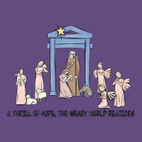 A Thrill Of Hope Nativity Vintage Hoodie | Teevron