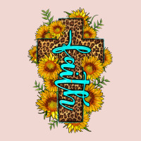 Faith Sunflower Leopard Cross Olivia Premium Sweatshirt | Teevron