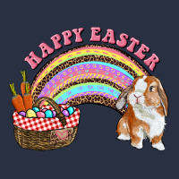 Happy Easter Bunny And Egg Basket Rainbow Heavyweight Sweatshirt | Teevron