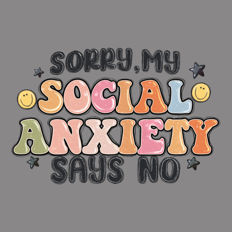 Sorry My Social Anxiety Says No Vintage Tee by MaliasSmallBusiness | Teevron