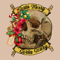 Sorta Merry Sorta Scary Skull Urban Heavy Tee | Teevron
