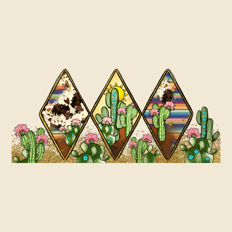 Cactus Cowhide Serape Premium Tee by JahusDesignShop | Teevron