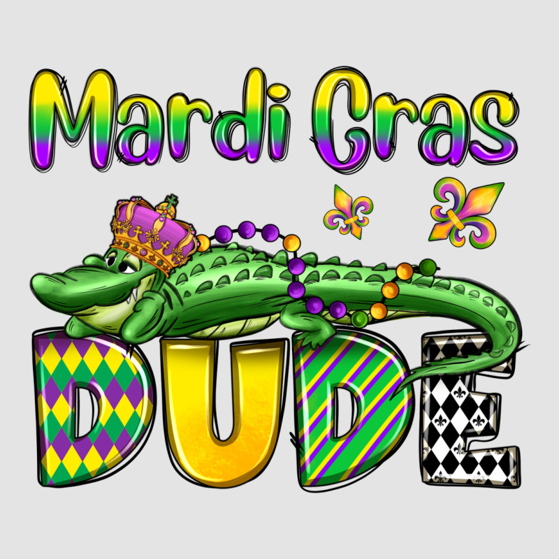 Mardi Gras Dude Alligator Olivia Premium Sweatshirt by OliviaCreatesArt | Teevron
