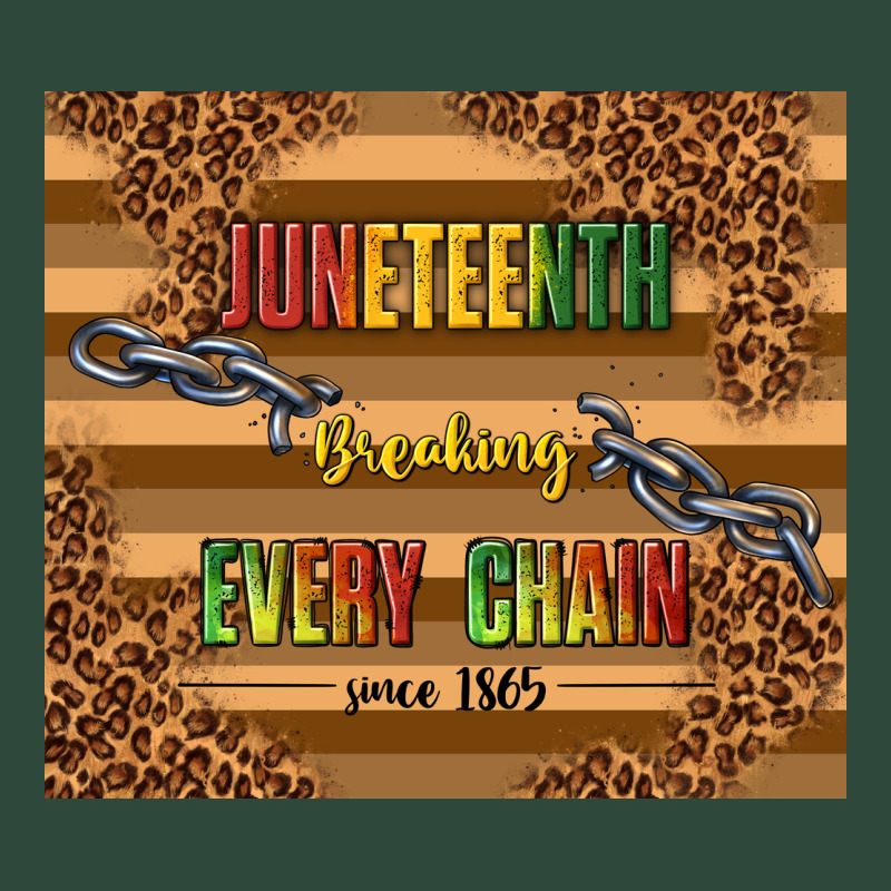 Juneteenth Breaking Every Chain Since 1865 Zipper Hoodie by TumblerDesignByShophia | Teevron