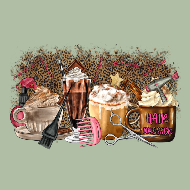 Hair Dresser Coffee Cups Urban Heavy Tee by MaliasSmallBusiness | Teevron