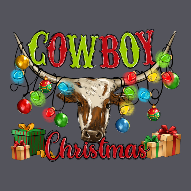 Cowboy Christmas Vintage Hoodie by MaliasSmallBusiness | Teevron