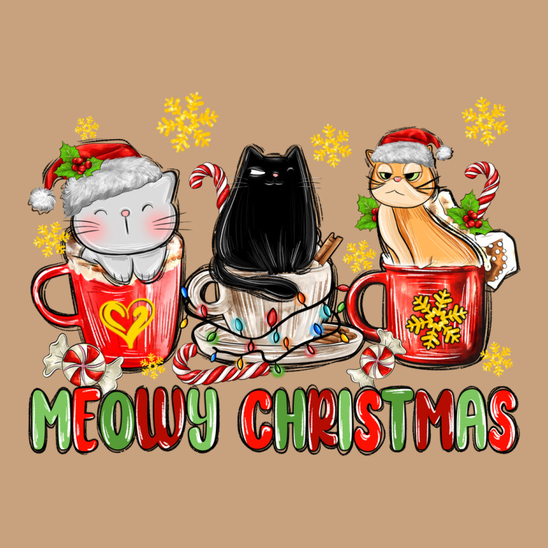 Meowy Christmas Cats Coffee Cups Vintage Tee by MaliasSmallBusiness | Teevron