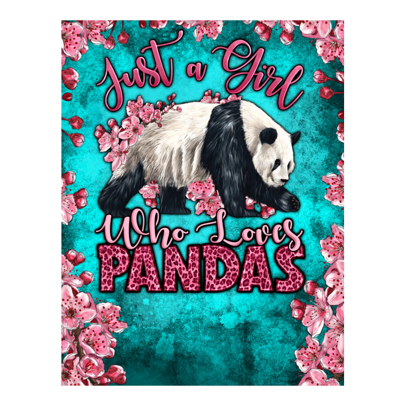 Just A Girl Who Loves Pandas Premium Tee by LillyAllenDesigns | Teevron