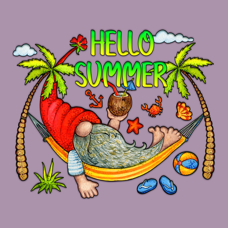 Hello Summer Heavyweight Hoodie by CowCowDesign | Teevron