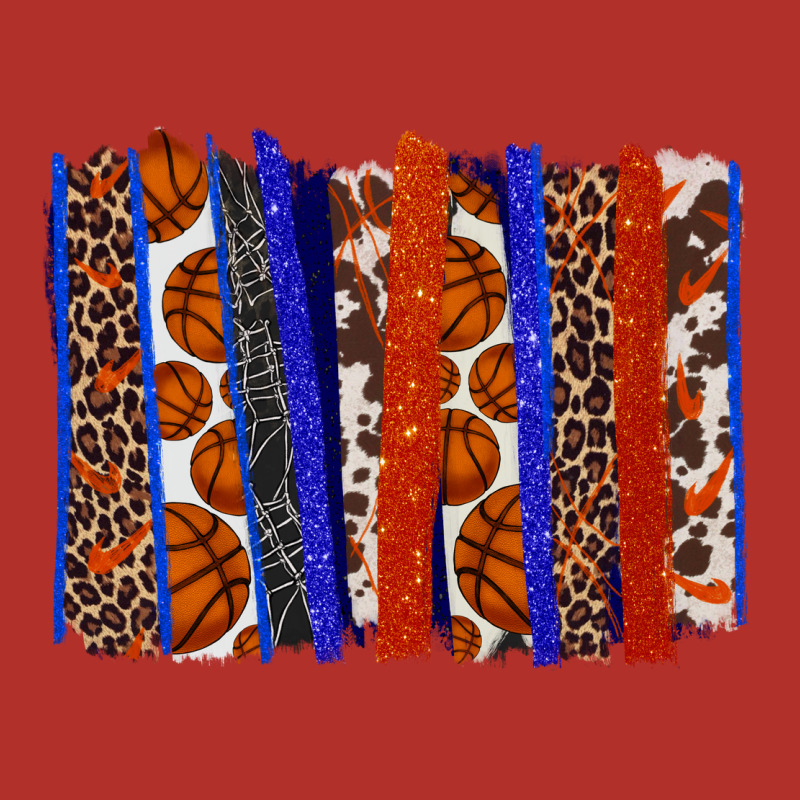 Basketball Brushstroke Premium Hoodie by HowdyJamesFarm | Teevron