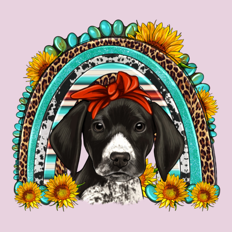 German Shorthaired Pointer Western Rainbow Ladies Tee by Artiststas | Teevron